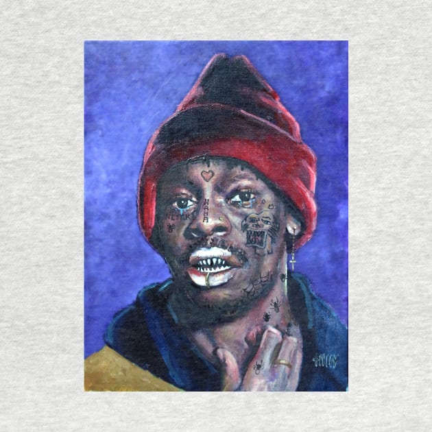 Lil' Dave X | Dave Chappelle Parody Oil Painting Portrait | tyrone biggums | Famous Comedian Pop Art by Tiger Picasso